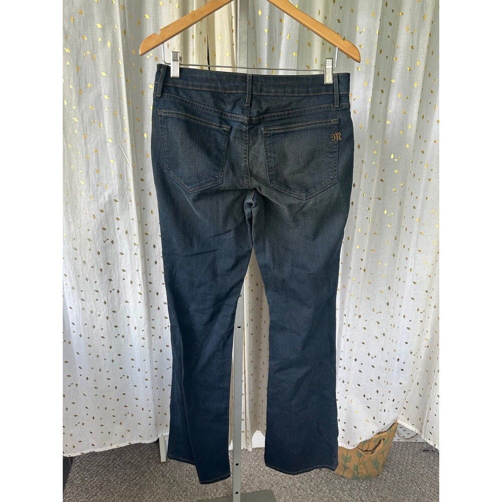 Miss Me Women's Stretch Bootcut Flare Faux Front Pockets Zip Up Denim Jeans 30 - Picture 3 of 7